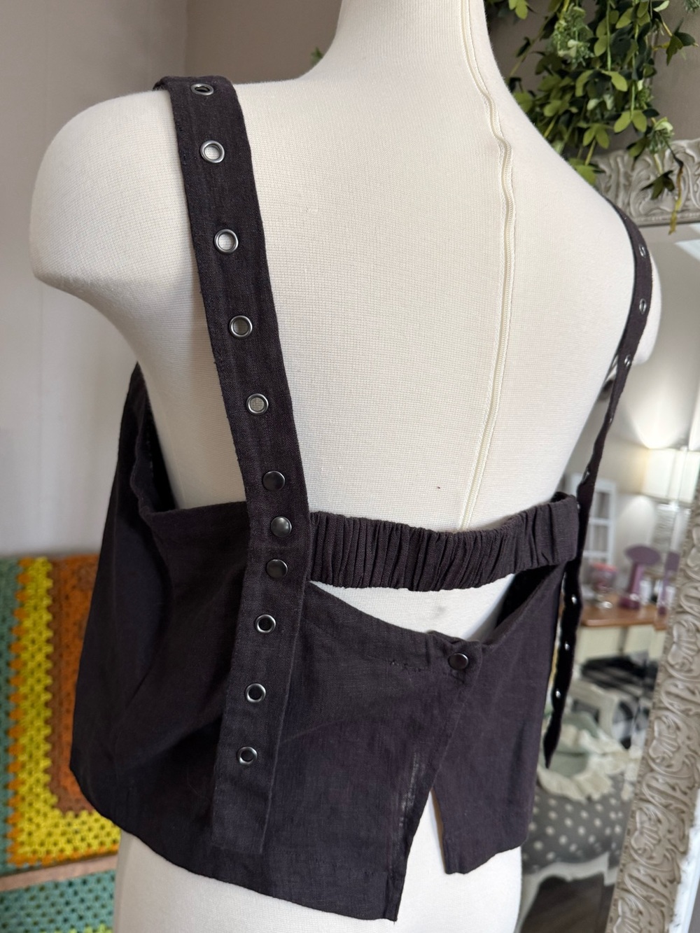 Free People • Syd Grommet Linen Tank - Picture 5 of 16